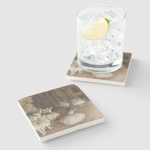 Probe des Balletts auf Bühne   Edgar Degas Steinuntersetzer