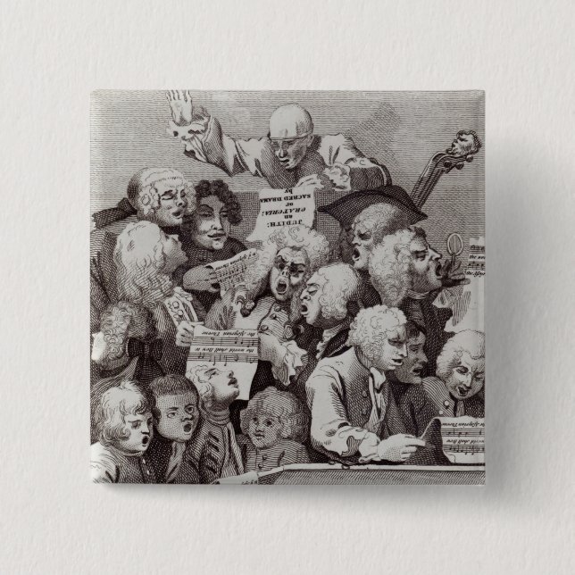 Probe des Oratorio von Judith, 1734 Button (Vorderseite)