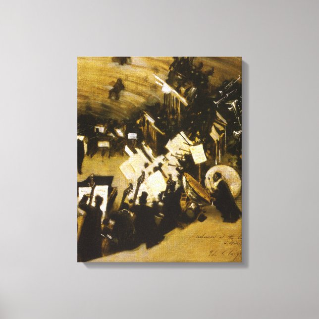 Probe des Pasdeloup Orchestra durch JS Sargent Leinwanddruck (Vorderseite)