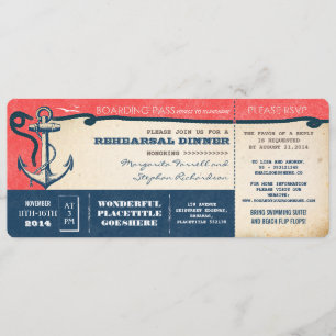 Probe Dinner Boarding Pass Tickets mit UAWG Einladung