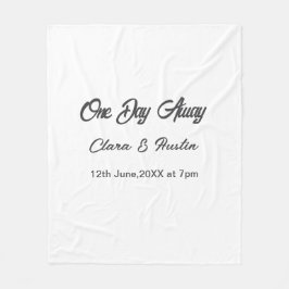 Probe Dinner Einen Tag vor dem Namen da Fleecedecke