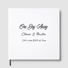 Probe Dinner Einen Tag vor dem Namen da Gästebuch