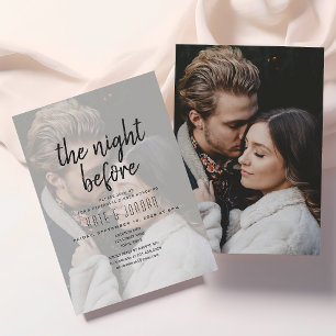 Probe Dinner Einladung mit Foto