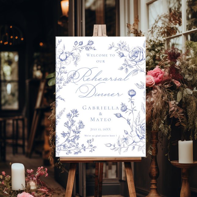 Probe Dinner French Toile Poster (Von Creator hochgeladen)