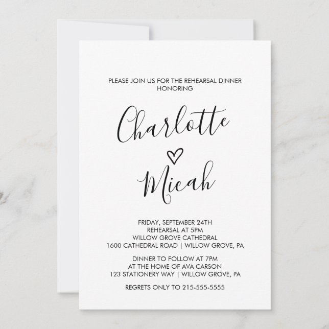 Probe Einladung (Vorderseite)