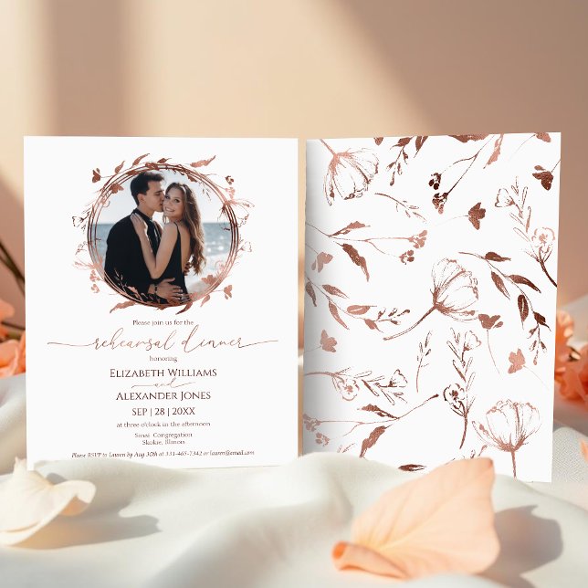 Probe Frühjahr Abendessen Einladung Wildblume (Von Creator hochgeladen)