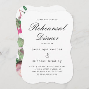 Probe Hochzeitsfest im Wasserfarben Einladung