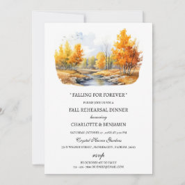 Probe im Herbst oder Herbst Einladung