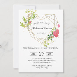 Probe im Wasserfarbenherz Einladung