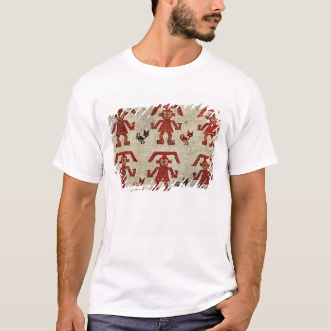 Probe von Lambayeque Gewebe mit einer Zahl T-Shirt (Vorderseite)
