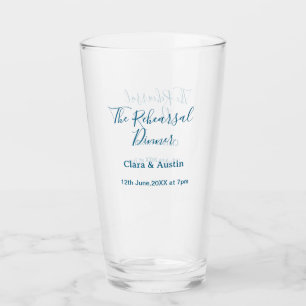 Probedinner am Vorabend einfach minimal m Glas
