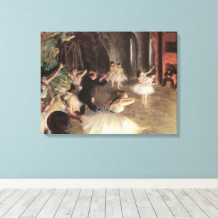 Proben auf der Bühne von Edgar Degas Leinwanddruck