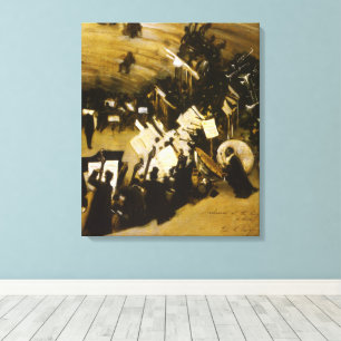 Proben der Pasdeloup-Orchester unter JS Sargent Leinwanddruck
