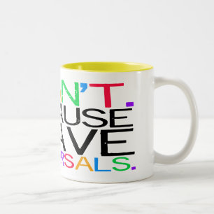 Proben-Tasse Zweifarbige Tasse