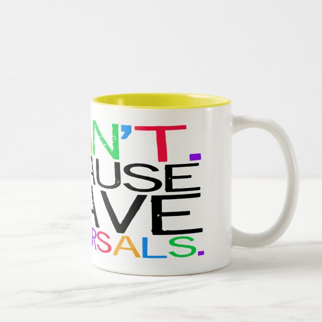 Proben-Tasse Zweifarbige Tasse (Rechts)