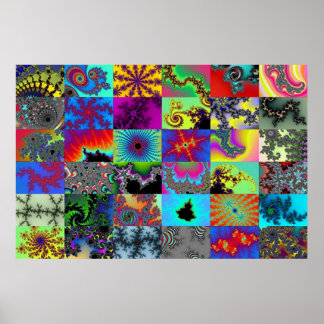 Probenahme in Wasserfarbe Poster