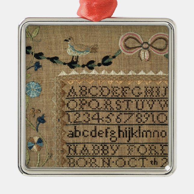 Probenehmer durch N.Ford, 1799, New Hampshire Ornament Aus Metall (Vorne)