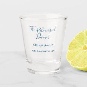 Probenessen in der Nacht zuvor einfach minimal m Schnapsglas