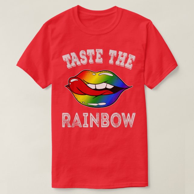 Probieren Sie den Regenbogen 1 T-Shirt (Design vorne)
