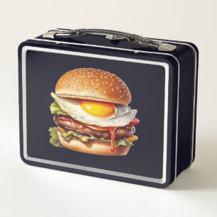 Probieren Sie den Regenbogen: Burger Lunch Box bre