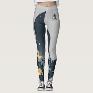 Probieren Sie ein bisschen Campfeuer aus   Berge W Leggings