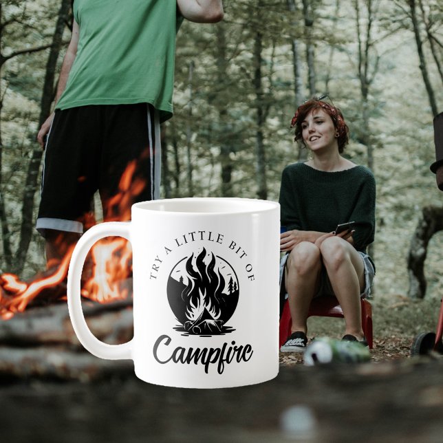 Probieren Sie ein wenig Campfire Wandern Kaffeetasse (Von Creator hochgeladen)