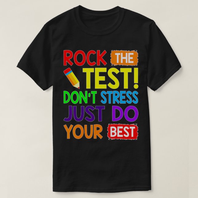 Probieren Sie einfach Ihren besten lustigen Lehrer T-Shirt (Design vorne)