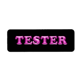 Probieren Sie Me Fuchsia Pink 3D Tester Sample Con