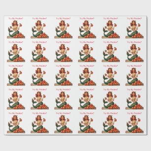 Probieren Sie meine Peaches Mermaid Thunder_Cove Geschenkpapier