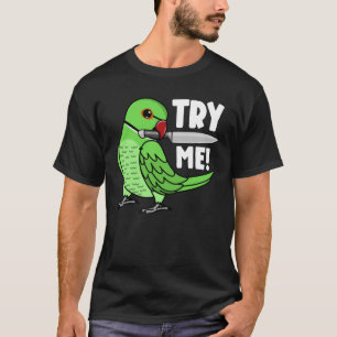 Probieren Sie mir Papagei mit Knife I Green Indian T-Shirt