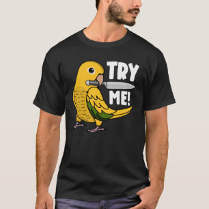 Probieren Sie mir Papagei mit Messer I Golden Cons T-Shirt