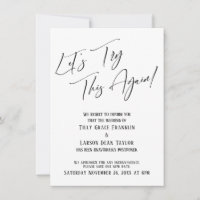 Probieren wir mal wieder diese einfache, verspätet