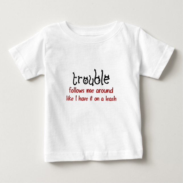 Problem auf einem Leine-Shirt Baby T-shirt (Vorderseite)