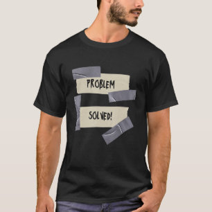 PROBLEM BEHOBEN Problem Lösung Vater-Duktband T-Shirt