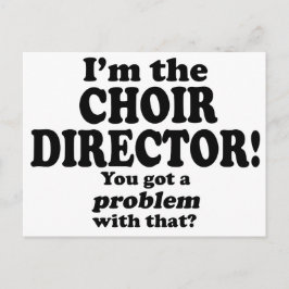 Problem damit - Choreograf Postkarte
