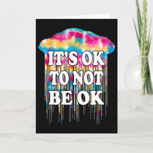 Problem der psychischen Gesundheit Es ist okay Spa Karte