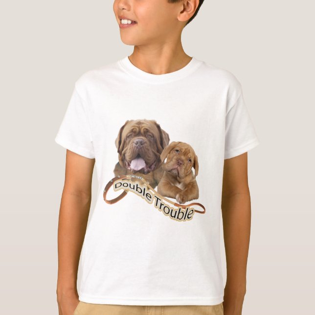 Problem Dogue De Bordeaux Double T-Shirt (Vorderseite)