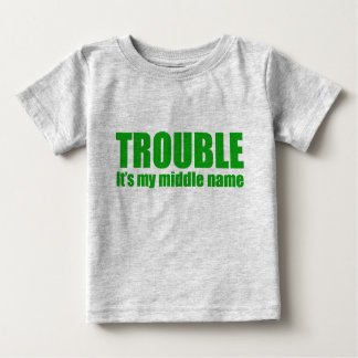 Problem - es ist mein zweiter Vorname (Grün) Baby T-shirt