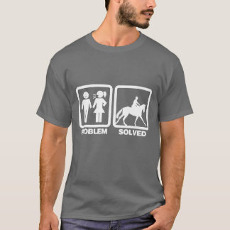 Problem gelöst Pferd Funny Geschenk T-Shirt
