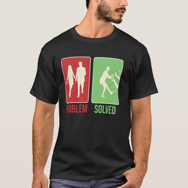 Problem Gelöste Trennung Aufhebung Ehe Scheidung T-Shirt (Vorderseite)
