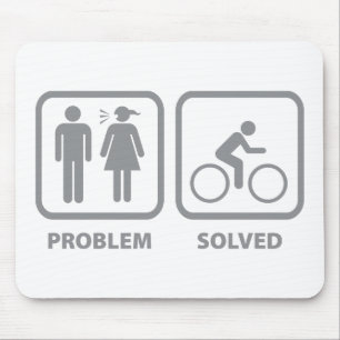 Problem gelöstes Radfahren Mousepad