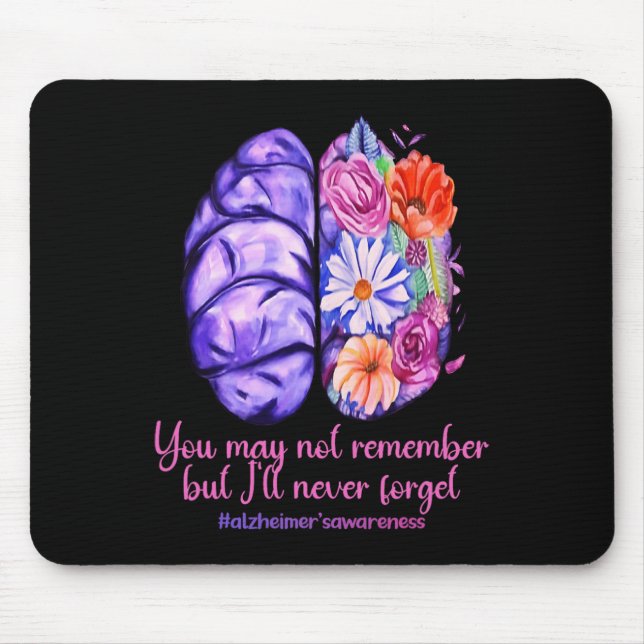 Problem Heimer Lila Heimers Bewusstsein Mousepad (Vorne)