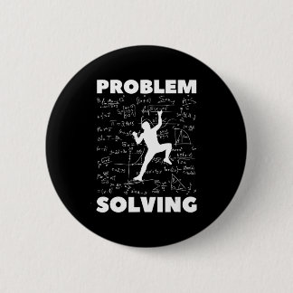 Problem Lösung Climber Geschenk Rock Klettern Boul Button