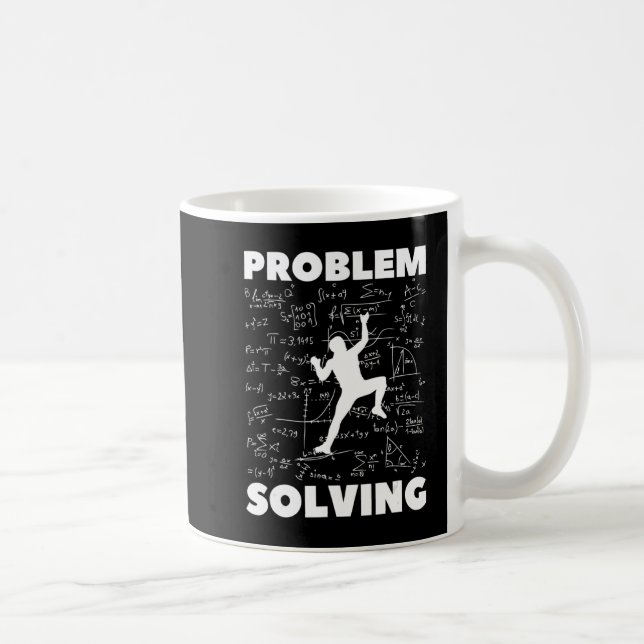 Problem Lösung Climber Geschenk Rock Klettern Boul Kaffeetasse (Rechts)