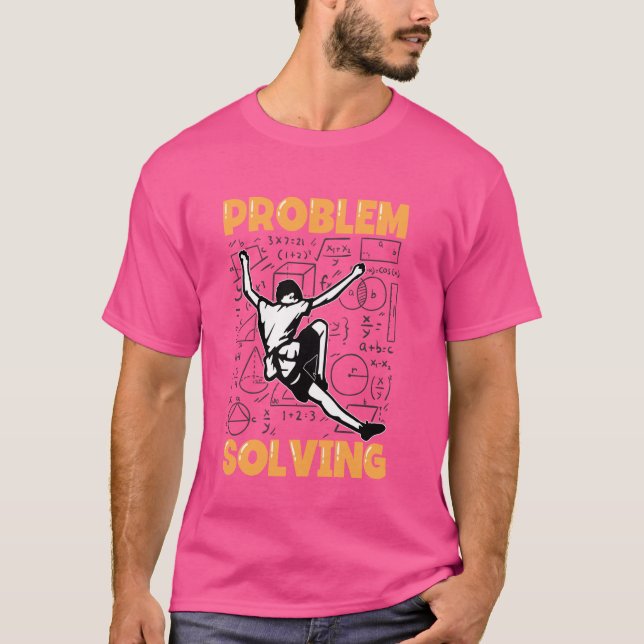 Problem Lösung des Klettersteigs Klettersteig Bou T-Shirt (Vorderseite)