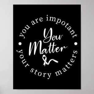 Problem Mental Health Awareness Warrior Counselor Poster