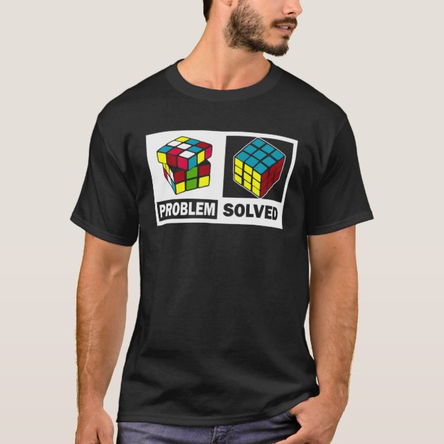 Problem mit dem Puzzle-Cube-Wettbewerb gelöst Gesc T-Shirt (Vorderseite)
