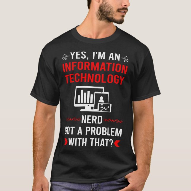 Problem mit Informationstechnologie T-Shirt (Vorderseite)