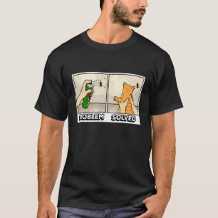 Problem Und Gelöst Süße Katze Kitten Haustier Elte T-Shirt