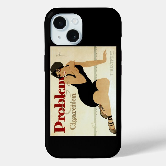 Problem Zigarettenanzeige Case-Mate iPhone Hülle (Rückseite)